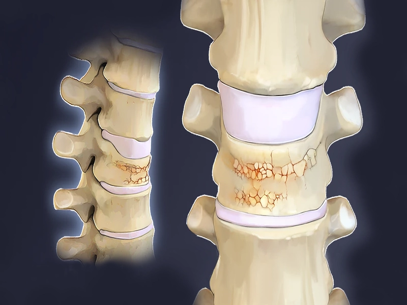 شکستگی مهره ناشی از پوکی استخوان